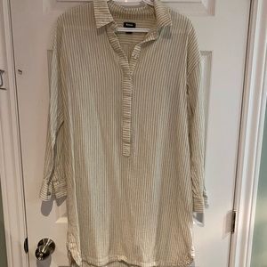 Roots Button Down Dress